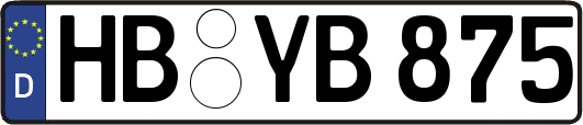 HB-YB875