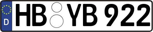 HB-YB922
