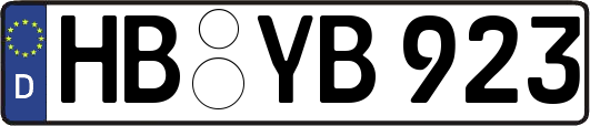 HB-YB923