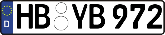 HB-YB972