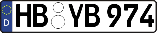 HB-YB974