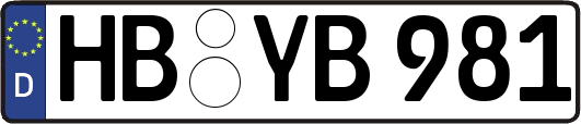 HB-YB981