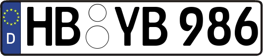 HB-YB986