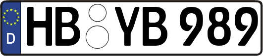 HB-YB989