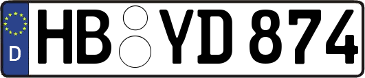 HB-YD874