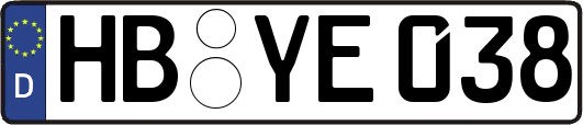 HB-YE038