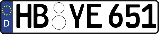 HB-YE651