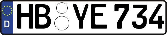 HB-YE734