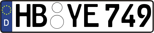 HB-YE749