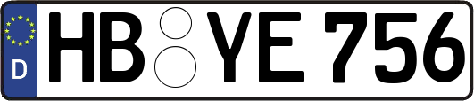 HB-YE756
