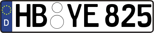 HB-YE825