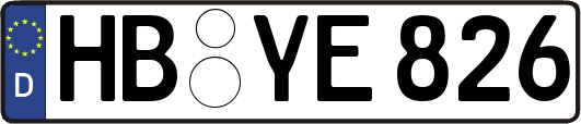 HB-YE826