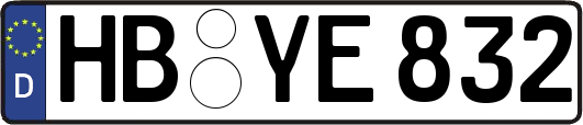 HB-YE832