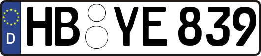 HB-YE839