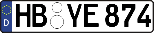 HB-YE874