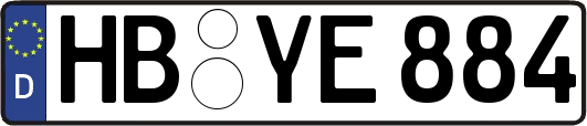 HB-YE884
