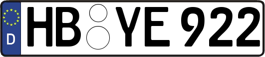 HB-YE922