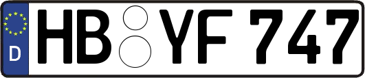 HB-YF747