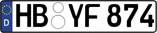 HB-YF874