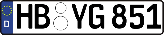 HB-YG851