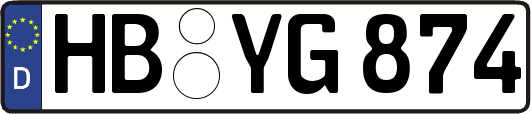 HB-YG874