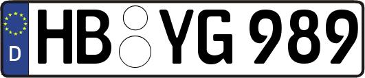 HB-YG989
