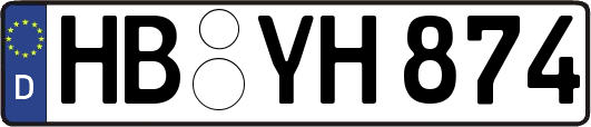 HB-YH874