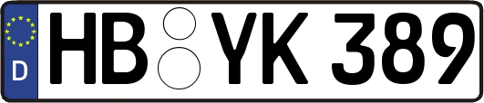 HB-YK389