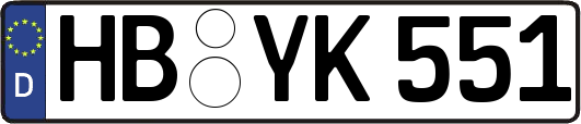 HB-YK551