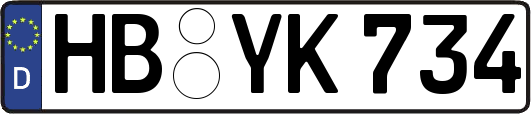 HB-YK734