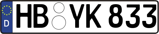 HB-YK833