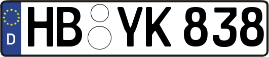 HB-YK838