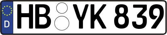 HB-YK839