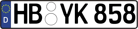 HB-YK858