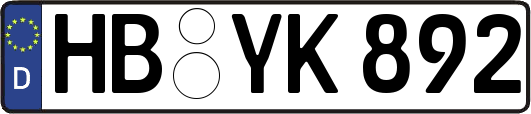 HB-YK892