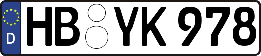 HB-YK978