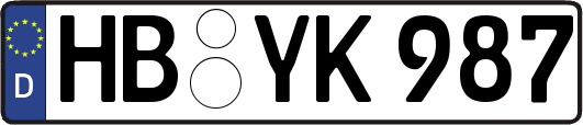 HB-YK987