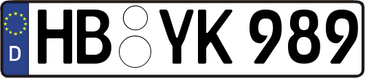 HB-YK989