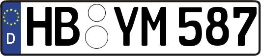 HB-YM587