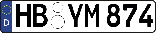 HB-YM874