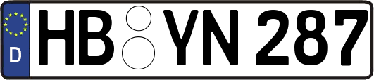 HB-YN287