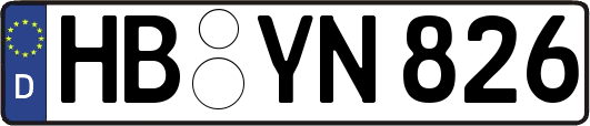 HB-YN826
