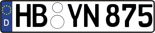 HB-YN875