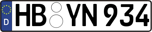 HB-YN934