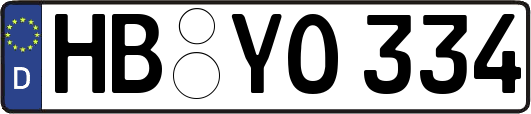 HB-YO334