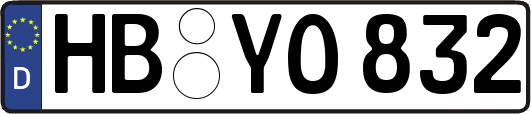 HB-YO832