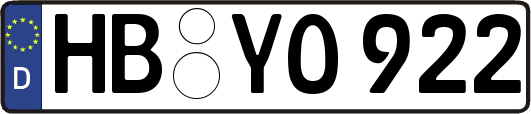 HB-YO922