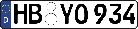 HB-YO934