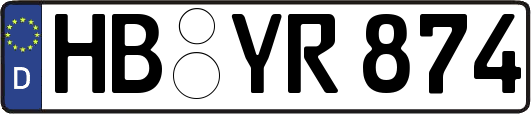 HB-YR874