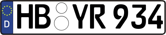 HB-YR934